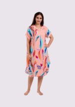 Robe d’Été Fluide et Opaque : Le Look Tropical Chic - Sky - Image 5