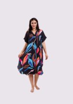 Robe d’Été Fluide et Opaque : Le Look Tropical Chic - Sky - Image 6
