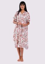 Robe Midi Bohème Chic à Motif Floral - Terracotta Warm